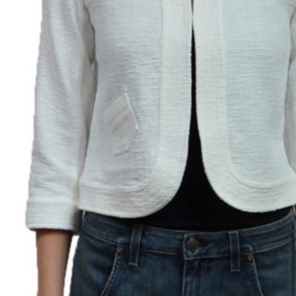 Generation Love Anita Studded Cropped White Blazer NEW - Picture 7 of 13